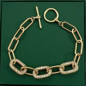 Sparkling gold bracelet